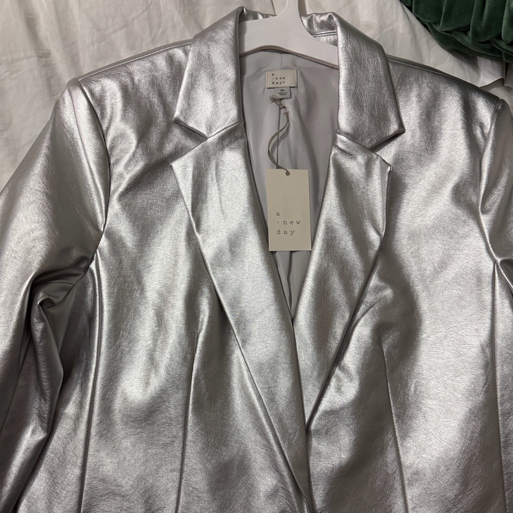 A New Day Shiny Silver Coat